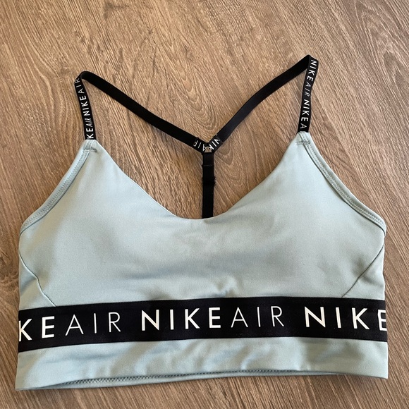 2 for $45✨ Nike Air Women's Indy DriFit Y-Back Low-Impact Sports Bra (Ice Blue) - Picture 3 of 7